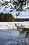 Ice run on Koitelinkoski Kiiminkijoki Oulu Finland.