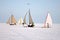 Ice sailing in the Netherlands