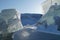 Ice sculpture at Russell Glacier, Greenland