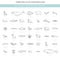 Ice sheet and polar desert biome. Simple line style. Terrestrial ecosystem world map. Arctic animals, birds, fish and plants