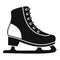 Ice skate icon, simple style