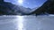 Ice Skating on Mills Lake in the Glacier Gorge