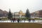 Ice skating park on King Tomislav square