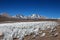 Ice or snow penitentes, San Francisco Mountain Pass, Chile Argentina