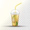 Ice Tea Plastic Takeaway Vector 3D Cup