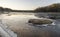 Ice on Umea River, Sweden