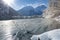 Ice waves at austrian lake