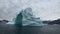 Iceberg arch like Darwin arch in Galapagos Islands