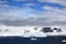 Iceberg in the bay on the Danco Coast in Antarctica