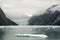 Iceberg and Dawes Glacier at Endicott Arm Fjord