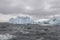 Iceberg in Drake Passage near Shetland Islands