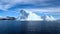 Iceberg floating in Cierva Cove, Antarctica