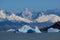 Iceberg floating on the Lake Argentino