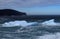 Iceberg floating near the Newfoundland coastline