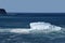 Iceberg floating near the Newfoundland coastline