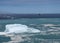 Iceberg floating near the Newfoundland coastline