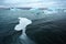 Iceberg in the glacial lagoon Jokulsarlon, Iceland