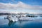 Iceberg in the glacial lagoon Jokulsarlon, Iceland