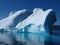 Iceberg, Greenland west coast in summer.