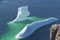 An iceberg grounded at Bonavista
