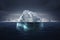 Iceberg - Hidden Danger And Global Warming Concept