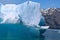 Iceberg in Icy Bay a part of the Wrangell-Saint-Elias Wilderness, Alaska, United States