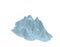 Iceberg. Isolated on white background. 3d Vector illustration.