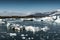 Iceberg on the JÃ¶kulsÃ¡rlÃ³n glacier lagoon in Iceland