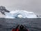 Iceberg and mountains in Antarctica
