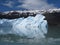 Iceberg and mountains in Calafate