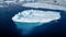 Iceberg in the Neumayer channel in Antarctica.