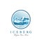 Iceberg Polar Ice Mountain Logo Design