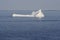 Iceberg Resembling Sinking Ship