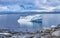 Iceberg Snow Mountains Blue Glaciers Damoy Point Antarctica