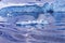 Iceberg Snow Mountains Blue Glaciers Dorian Bay Antarctica