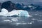 Iceberg with turquoise gate near Kap Farvel, Greenland