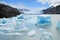 Iceberg in water, glaciar fields of Patagonia
