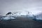 Icebergs in Danco Island Bay, Antarctica