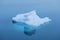 Icebergs drone aerial image top view - Climate Change and Global Warming. Icebergs from melting glacier in icefjord in Ilulissat