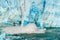 Icebergs falling off Perito Moreno glacier