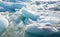 Icebergs float on Jokulsarlon glacier lagoon - Iceland