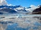 Icebergs and floes in the prince william sound