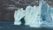 Icebergs. Glaciers are melting at north circle of the world. Arctic glacier. Huge Piece of Glacier. Glaciers are melting