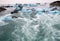 Icebergs in Jokulsarlon beautiful glacial lagoon in Iceland