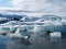 Icebergs in Jokulsarlon, Iceland