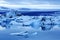 Icebergs at Jokulsarlon Lagoon