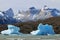 Icebergs in Lake Grey. Torres del Paine National Park. Patagonia. Chile