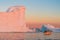 Icebergs in the midnight sun, Ilulissat, Greenland