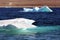 Icebergs in Resolute Bay, Nunavut, Canada