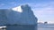 Icebergs. Wonders of nature. Giant floating Iceberg from melting glacier in Antarctica. Global Warming and Climate